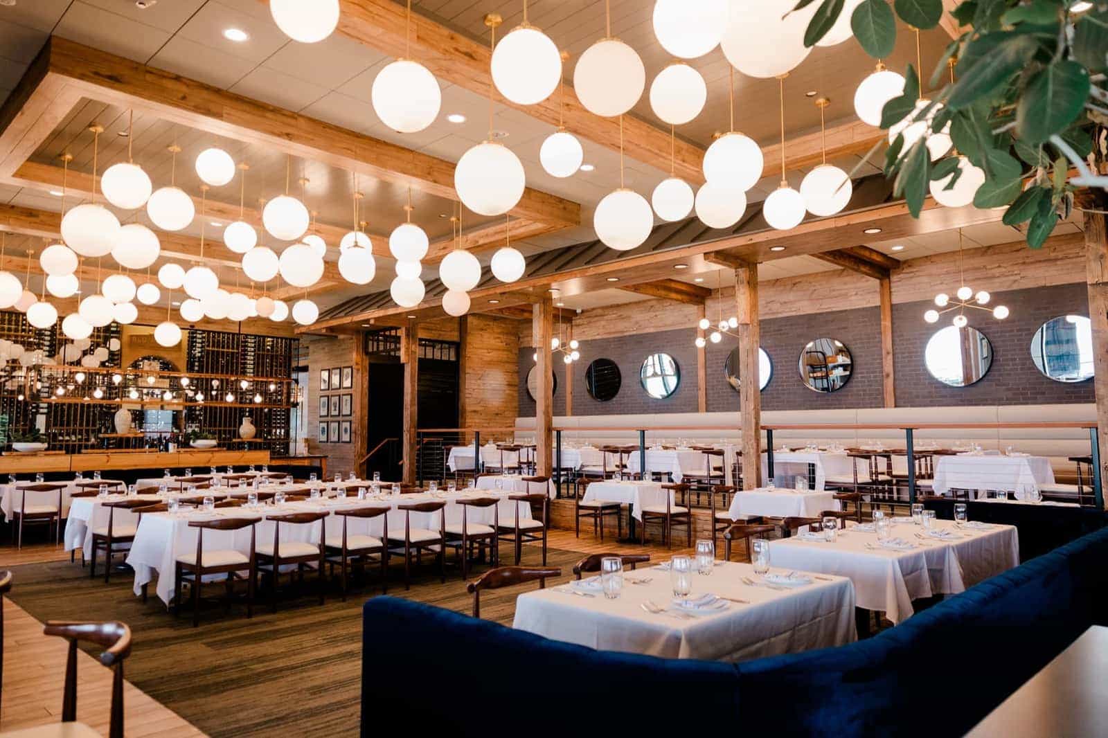 Elegant private event space at Blu Pointe