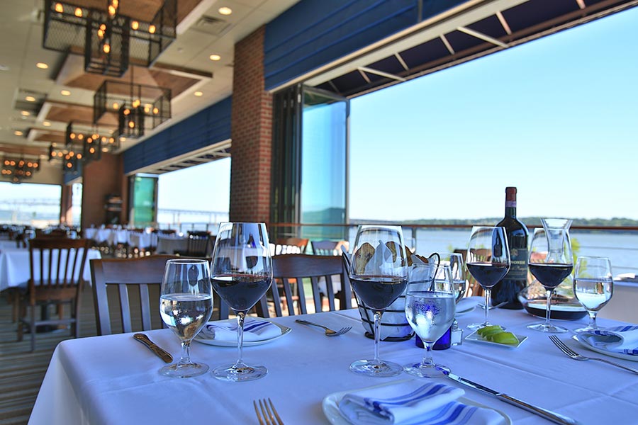 Indoor outdoor dining No matter the weather you will enjoy great views
