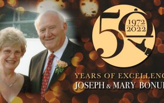 Celebrating 50 Years of Excellence - Joseph & Mary Bonura
